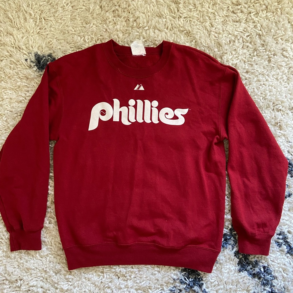 Vtg Retro Logo Philadelphia Phillies Sweatshirt